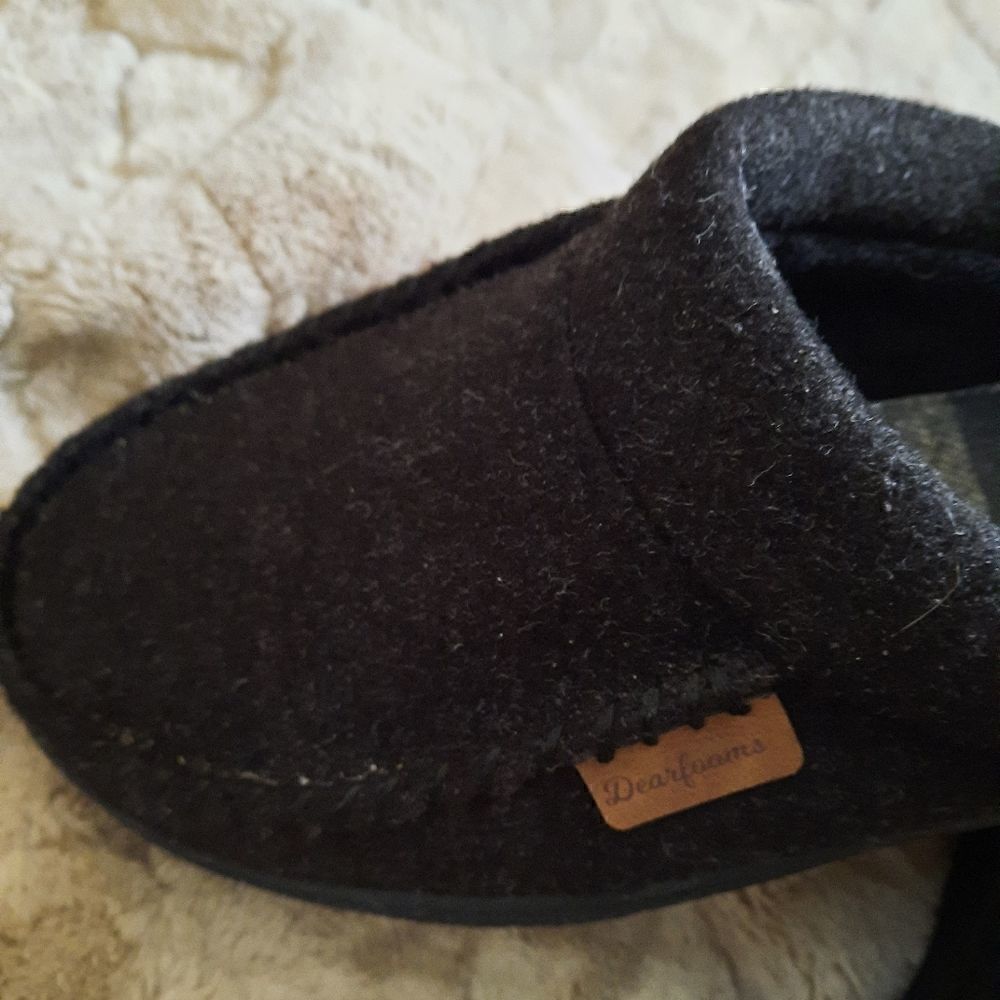 DEARFOAMS Wool Blend MENS SLIPPERS - Picture 3 of 13